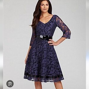 Alex Marie Lace Long Sleeve Dress